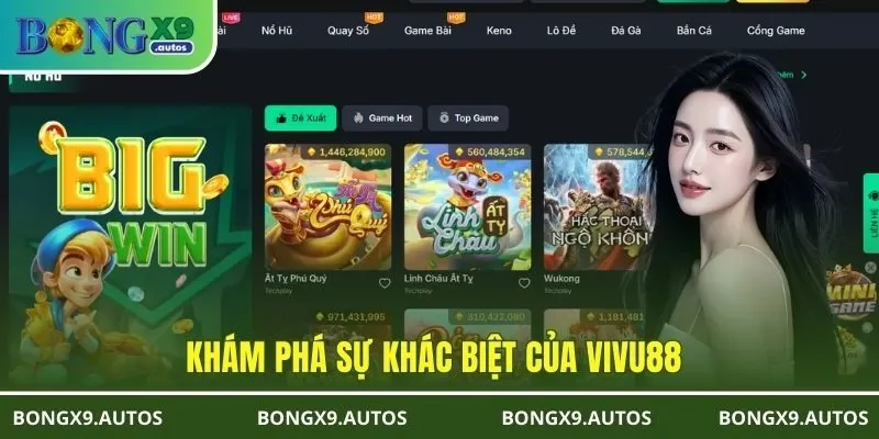 Khám phá sự khác biệt của VIVU88